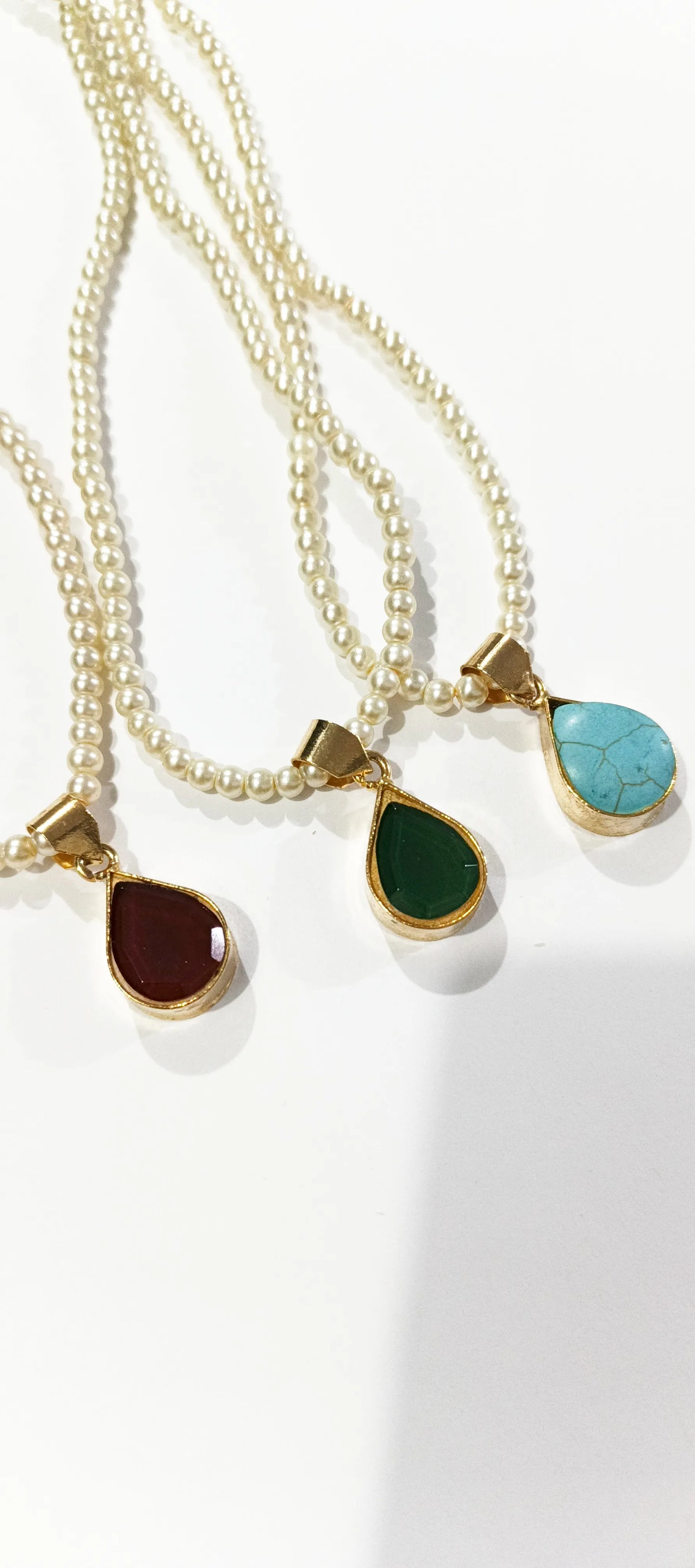 Kundan And Pearl Pendant Necklace