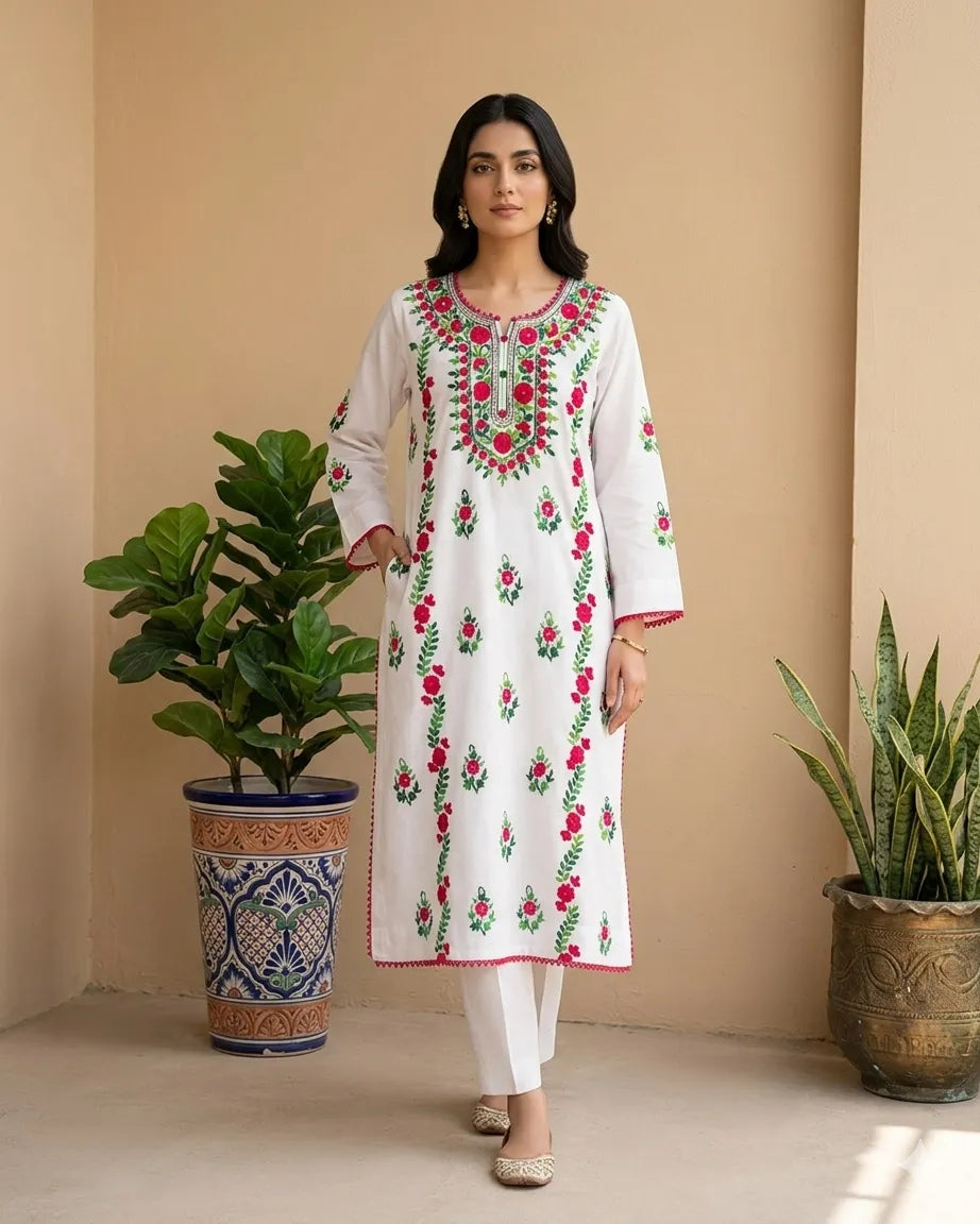 Pakka Tanka Floral Kurta