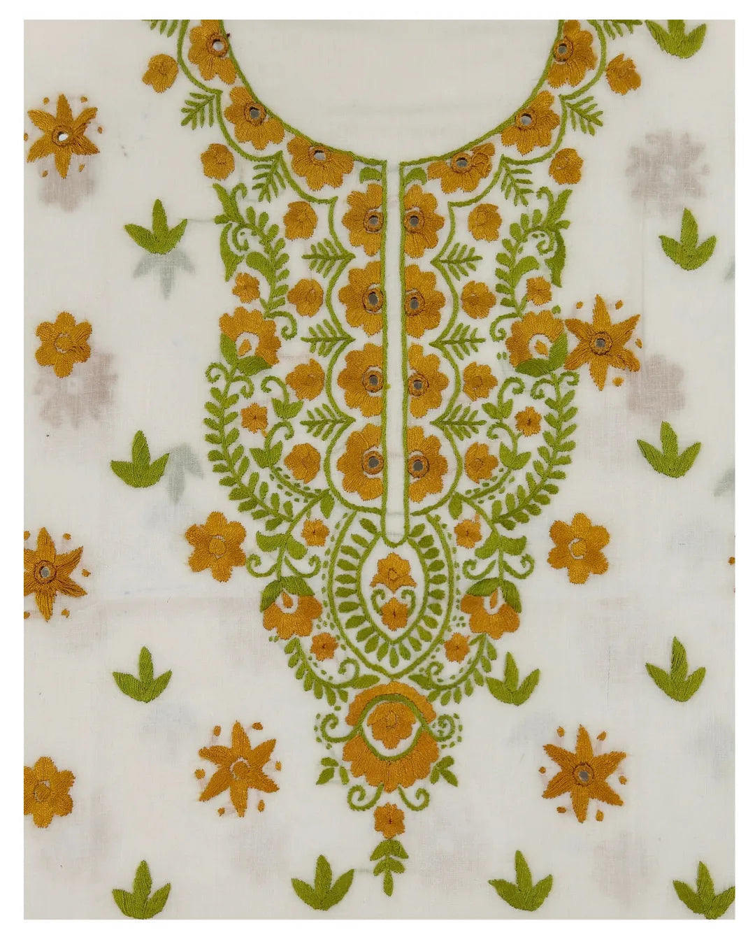 Pakka Tanka & Mirror Work Multi Colour Embroidered Shirt