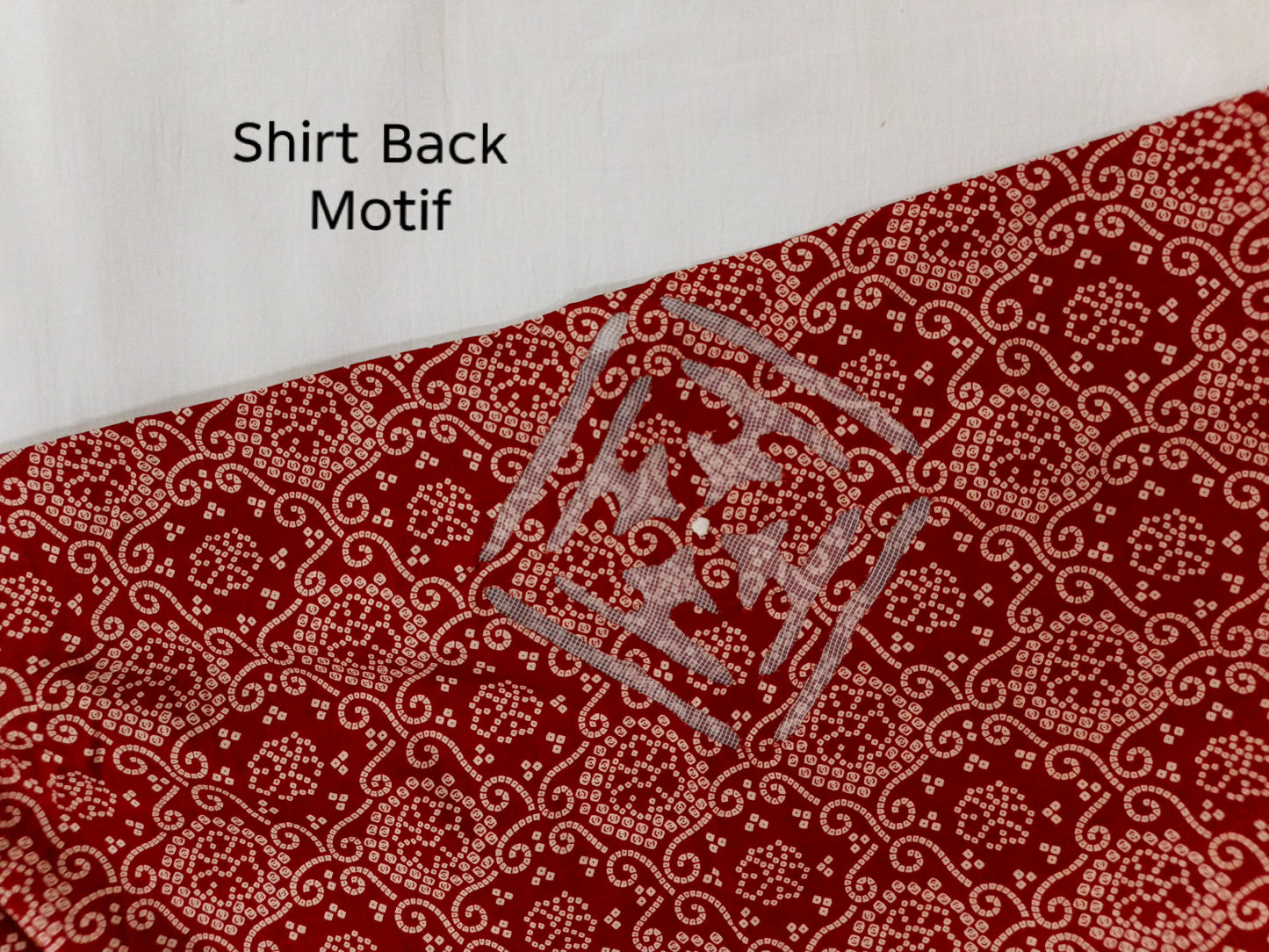 Unstitched Ralli Work Hand Applique Maroon 3Pc Suite